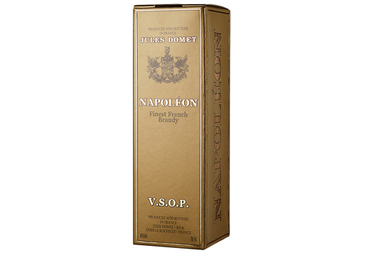Подарочная коробка бренди "Наполеон".
